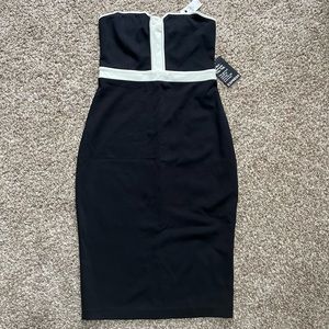 NWT Express strapless midi dress